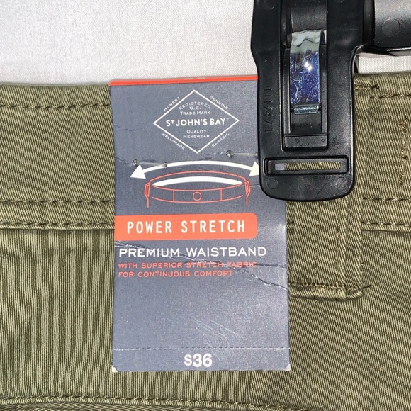 St. John’s Bay Green Shorts - Picture 5 of 6